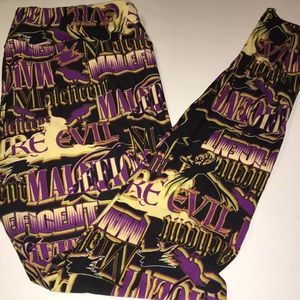 LULAROE Maleficent Leggings TC